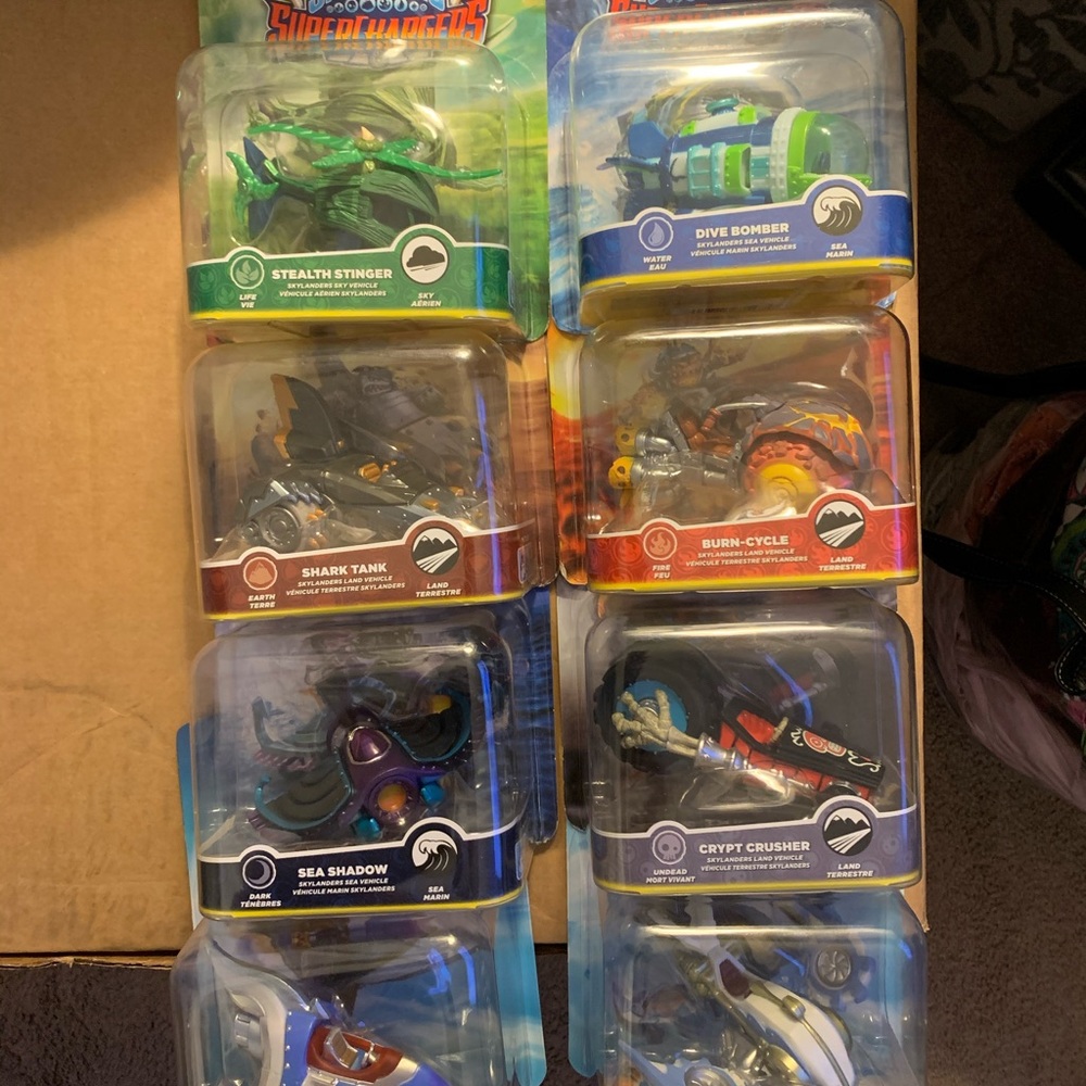 Skylanders Superchargers Lot of 8